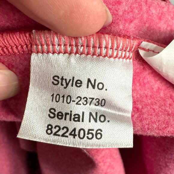 Mammut Pink Fleece Lined Light Jacket Zippered Pockets Women's Size L - Picture 11 of 11